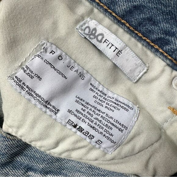 IRO Fitte Freya Cropped Flare Denim Jeans Sz 27 - Picture 7 of 12